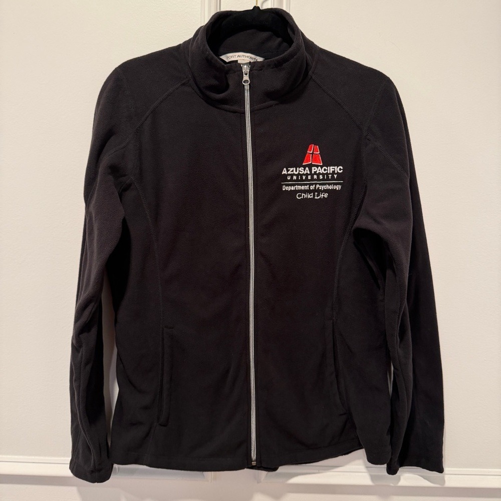 Azusa Pacific University Full Zip Jacket Black Psychology Dept‎ Women's M